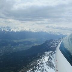 Flugwegposition um 12:14:04: Aufgenommen in der Nähe von Innsbruck, Österreich in 2824 Meter